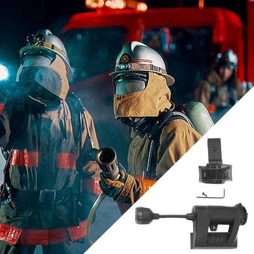 Accesorio de luz de bombero con cuello flexible orientable y base de pista resistente 5