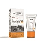 Bella Aurora - Ultra-Mat, Protector Solar Facial Textura Gel Antimanchas SPF50, Protección Solar Antimanchas para Piel Grasa