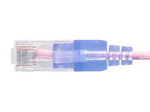 Vista 99 de Monoprice SlimRun Cat6A - Cable de conexión de red Ethernet, Blanco