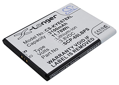 3100mAh Battery for Kyocera Brigadier, E6782