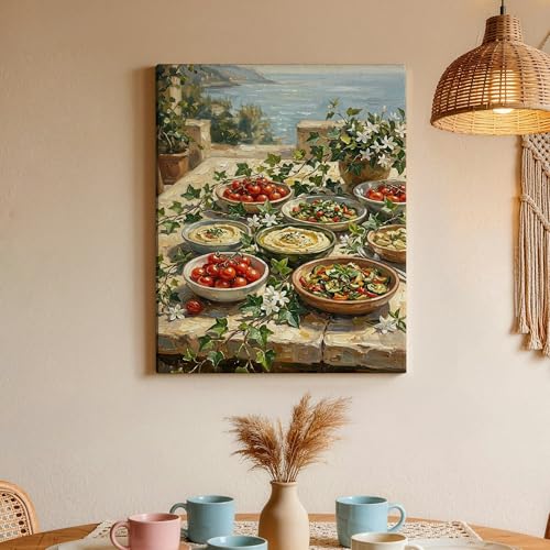 Impressions sur toile tomates méditerranéennes : une œuvre murale d exception - 3