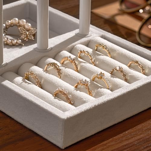 Image of Jewelry Organizer Stand for Necklaces, Bracelets, Earrings, Rings, PW