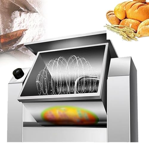 Commercial Dough Mixer - Automatic Electric Flour Mixing Machine with Tilt, Ideal for Restaurant and School Baking