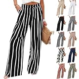 pantalon chino de rayas hombre Descanso al placer: estos pantalones de cintura alta para mujer son una necesidad de armario con un talle alto para alargar tus piernas, y te ayudan fácilmente a mantenerte sin arrugas para un uso sin preocupaciones desde el trabajo hasta la cena, desde la oficina hasta salidas casuales.