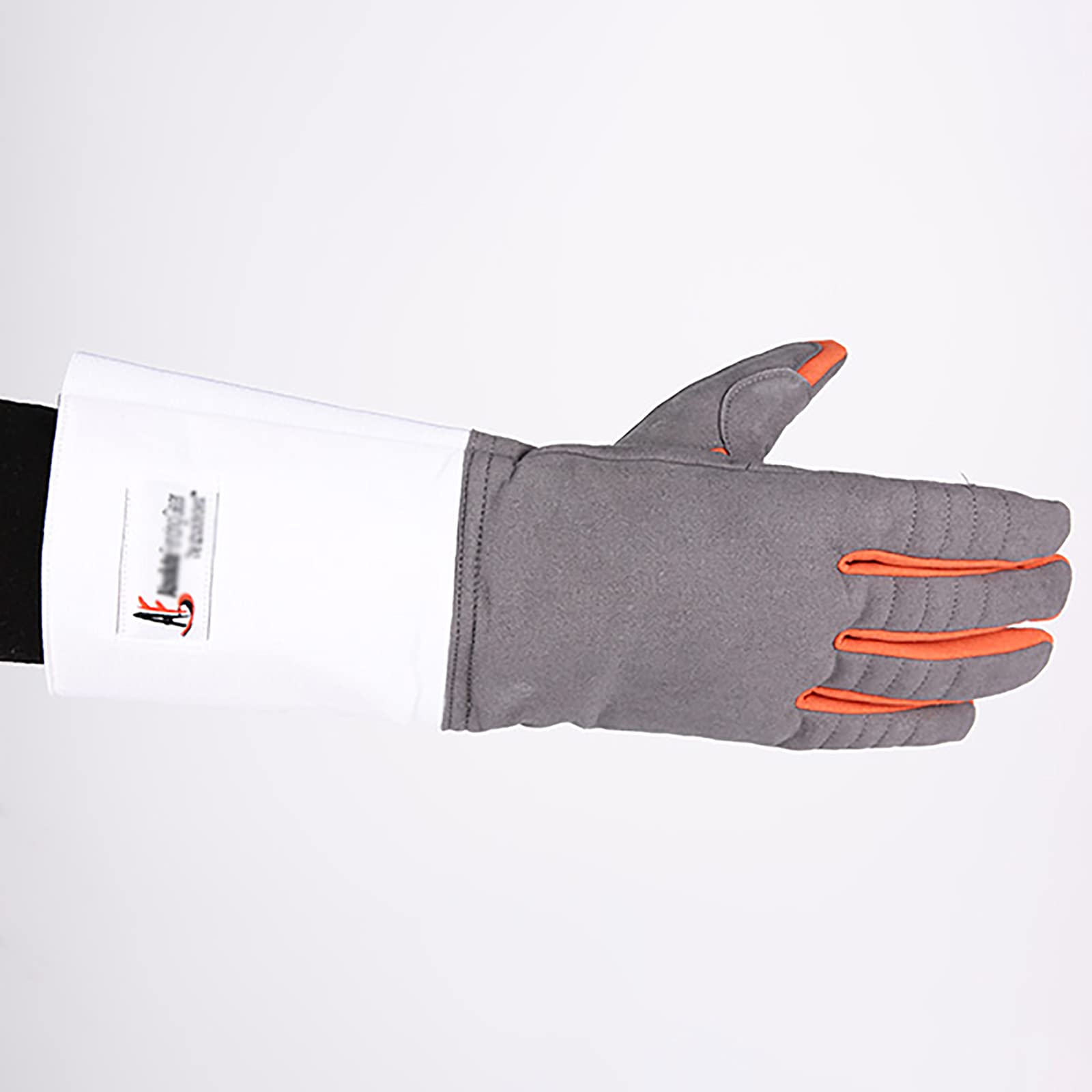 Gants D'escrimeur Icône Contour Vecteur Masque Duel Escrime Homme