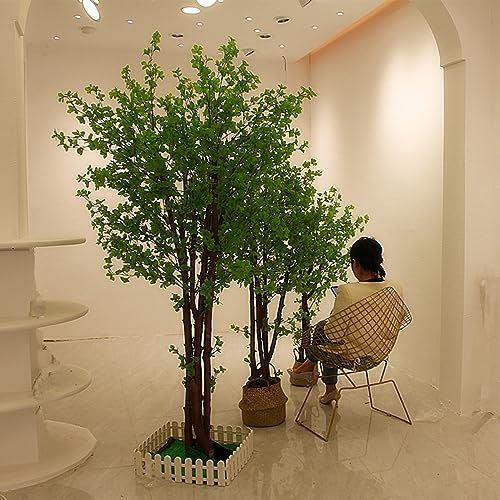 Árbol artificial campana japonesa para decorar grandes ventanales de madera 7