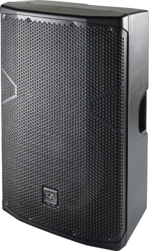 DAS Audio 10404845 Model ALTEA-415A Powered Portable P.A System, Black; Lightweight Multi-Purpose; Class D Amplifier with SMPS; User Definable 24-bit DSP with LCD Screen; Stackable 3-Band EQ
