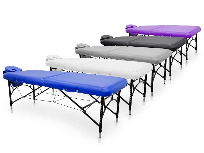 Table de massage bleue Quirumed idéale pour les soins à domicile - 2