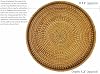 Cesta de Servir de Ratán Tejida a Mano 11.02 pulgadas - Plato Redondo para Frutas, Snacks, Aperitivos, Pan, Desayuno, Parrillas, Fiestas - Bandeja Decorativa para Sala, Cocina, Decoración de Comedor (Grande) 8