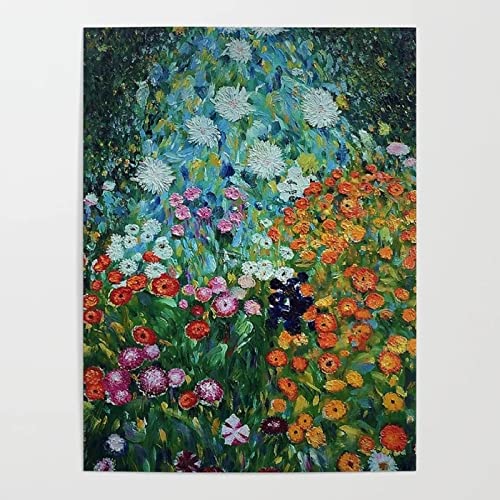Image décorative Klimt peinte main pour habiller un grand mur