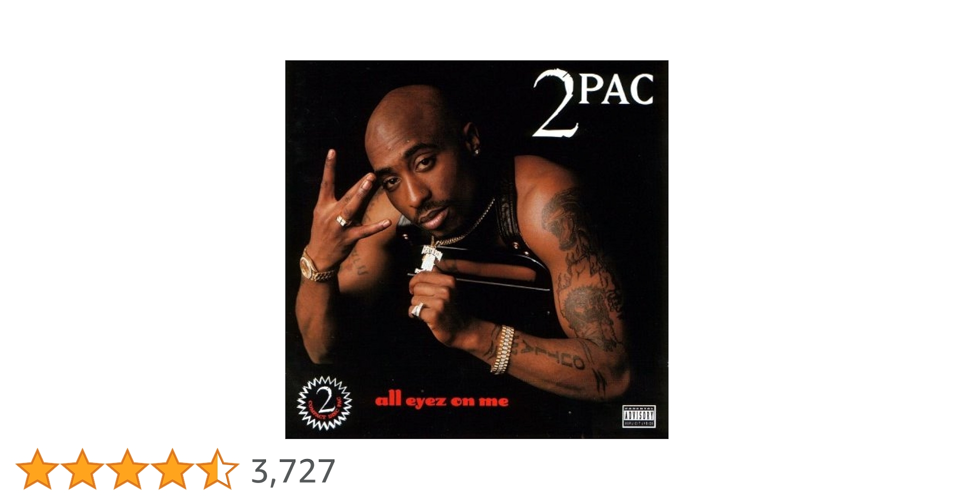★ＵＳオリジナル盤★『オール・アイズ・オン・ミー』２ＰＡＣ ４枚組ＬＰ Amazon.co.jp: オール・アイズ・オン・ミー: ミュージック