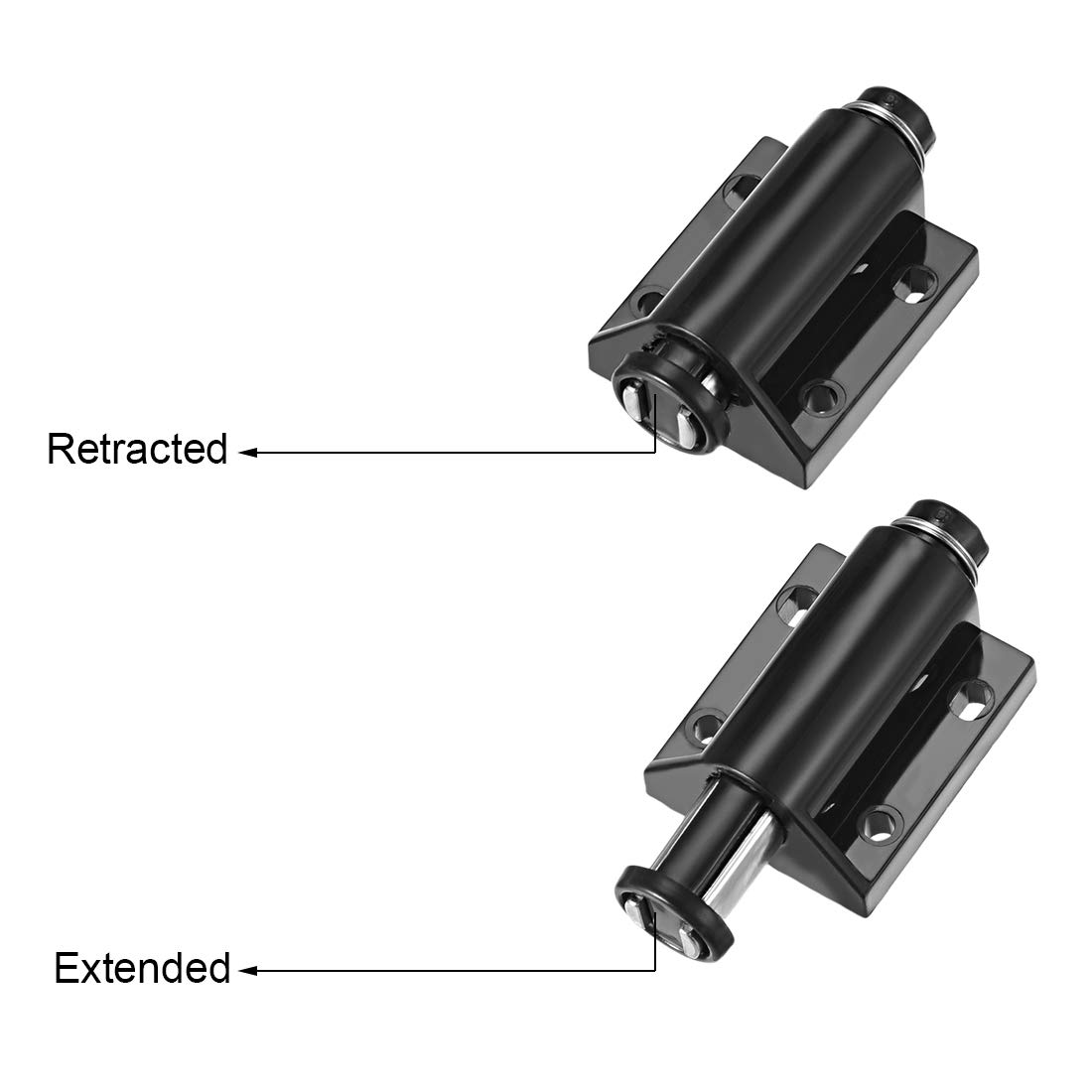 Glass Door Double Magnetic Catch Latch Closures With Stainless Steel