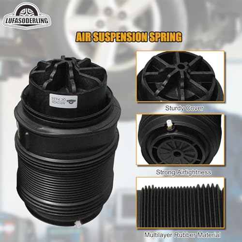 LUFASODERLING 2 Stück W212 Luftbalg Hinten Kompatibel mit Mercedes-Benz W212 E200 E250 E300 E400 E500 E63 AMG CLS C218 CLS220 Luftfederung S212 2123200725 2123200825 A2123200725 A2123200825