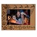 Family, Friends and Memories Christmas Ornaments - Engraved Natural Wood Picture Frame (4" x 6" Horizontal)