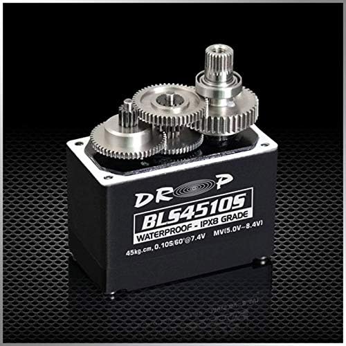 Hockus Accessories KINGMAX BLS4510S 92g 49kg.cm Digital Steel Gear IPX8 Grade Waterproof servo 2BB brushless Motor for RC Cars Aircraft Robotics
