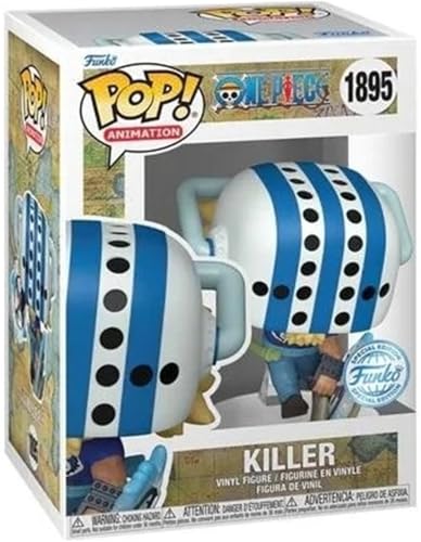 Funko Pop Animation: One Piece - Killer - Amazon Exclusive - Collectable Vinyl Figure - Gift Idea - Official Merchandise - Toys for Kids & Adults - Anime Fans