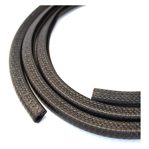 Edge Trim Black Small Height 9.5mm x Grip Range 3mm (3 Meter) Cover