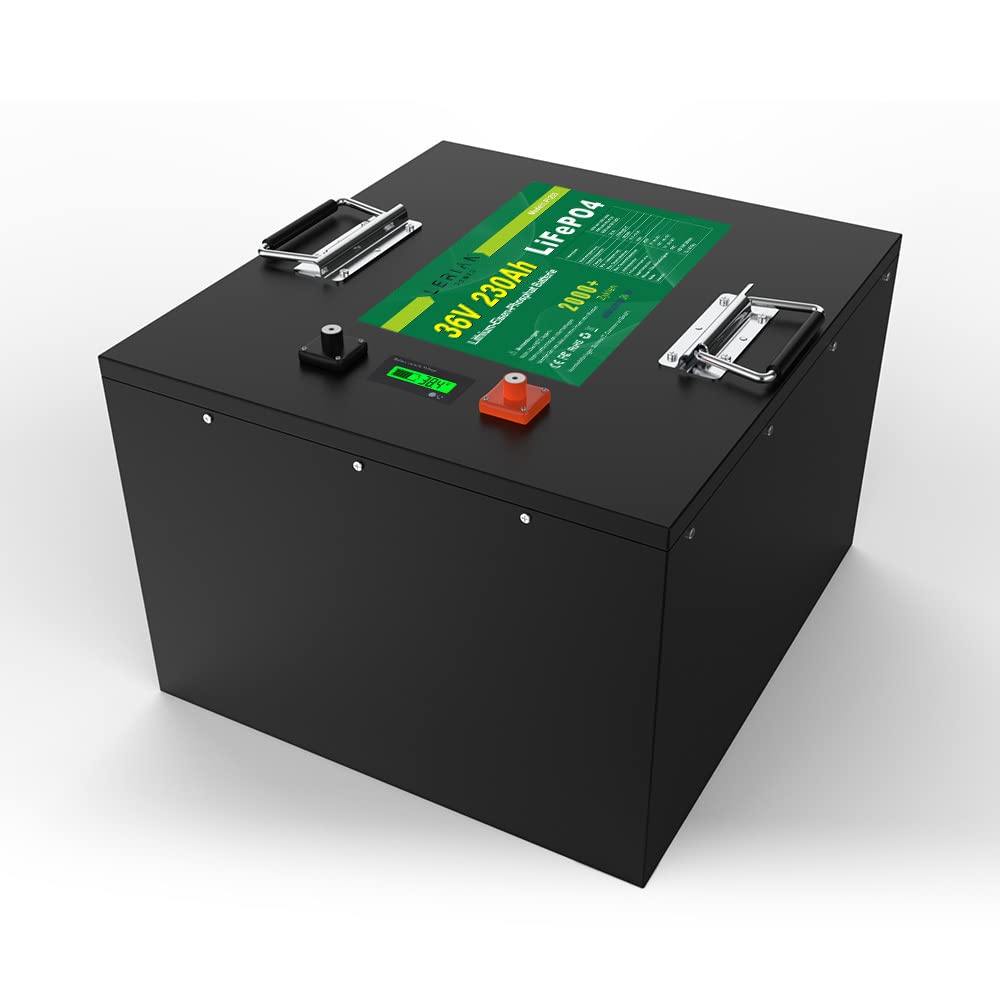 LiFePO4 - Batteria 36 V, 230 Ah, 200 A, 8280 Wh, al litio, per modellismo, campeggio, barca