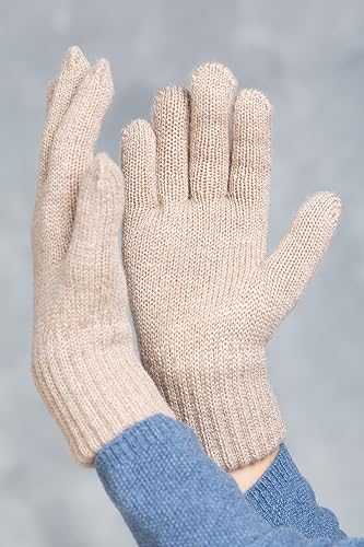 Guantes de lana suaves con acabado de doble capa térmica para frío intenso 3