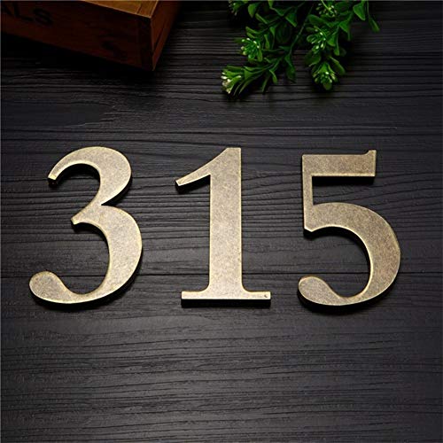 Reviews y listado de Placas de número para puertas bronce - solo los mejores. 24 Imagen adicional
