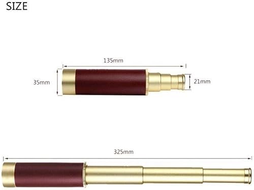 Miniatura 6 de Raxinbang telescopios 25x30 Piraten Outdoor Jagd Tactical Digital Binoculares Monocular Teleskop para turismo (color  dorado)