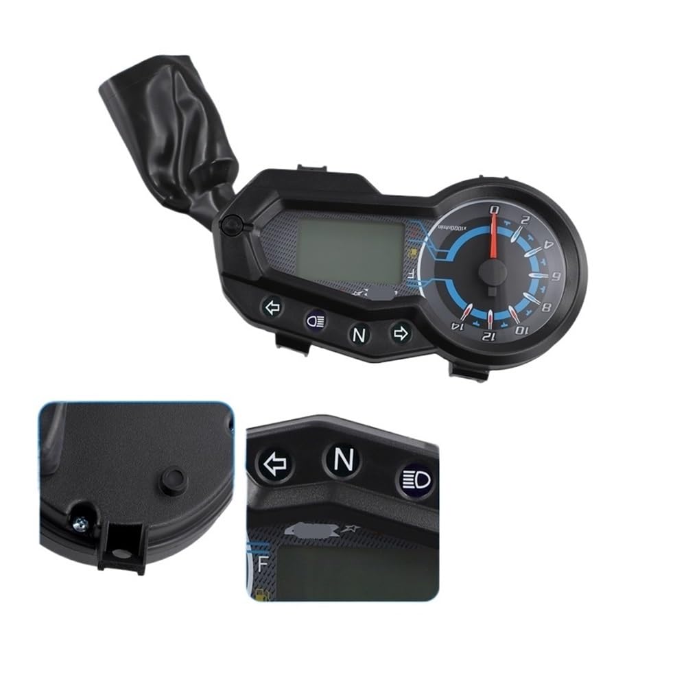Contagiri contachilometri Indicatore Luminoso Di Direzione Per Moto LED Tachimetro Digitale Per Moto Multifunzione Moto Gauge Per 150Z 150Sz
