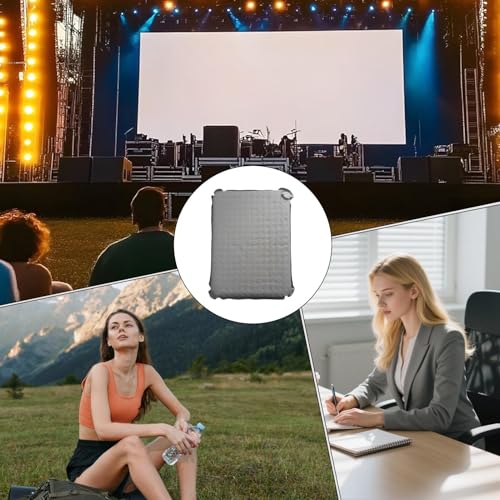 Coussin assise prolongée auto-gonflable contre les douleurs de dos