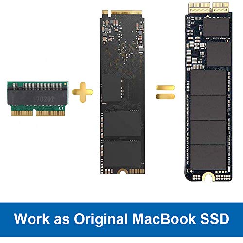 Zerone SSD para NVME Adaptador Conversor Disco Rígido Cartão Adaptador para MacBook Pro/MacBook Air