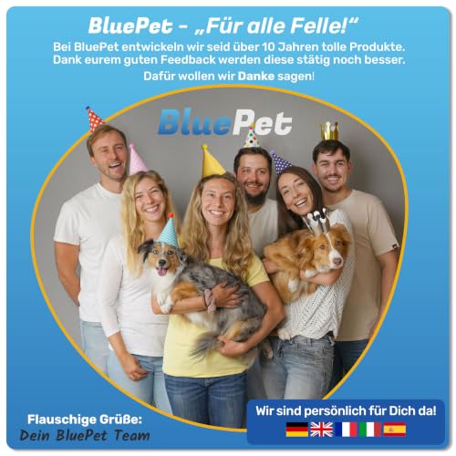 BluePet Hundebürste Unterwolle Langhaar entfernt Unterwolle & Verfilzungen – Ansicht 8