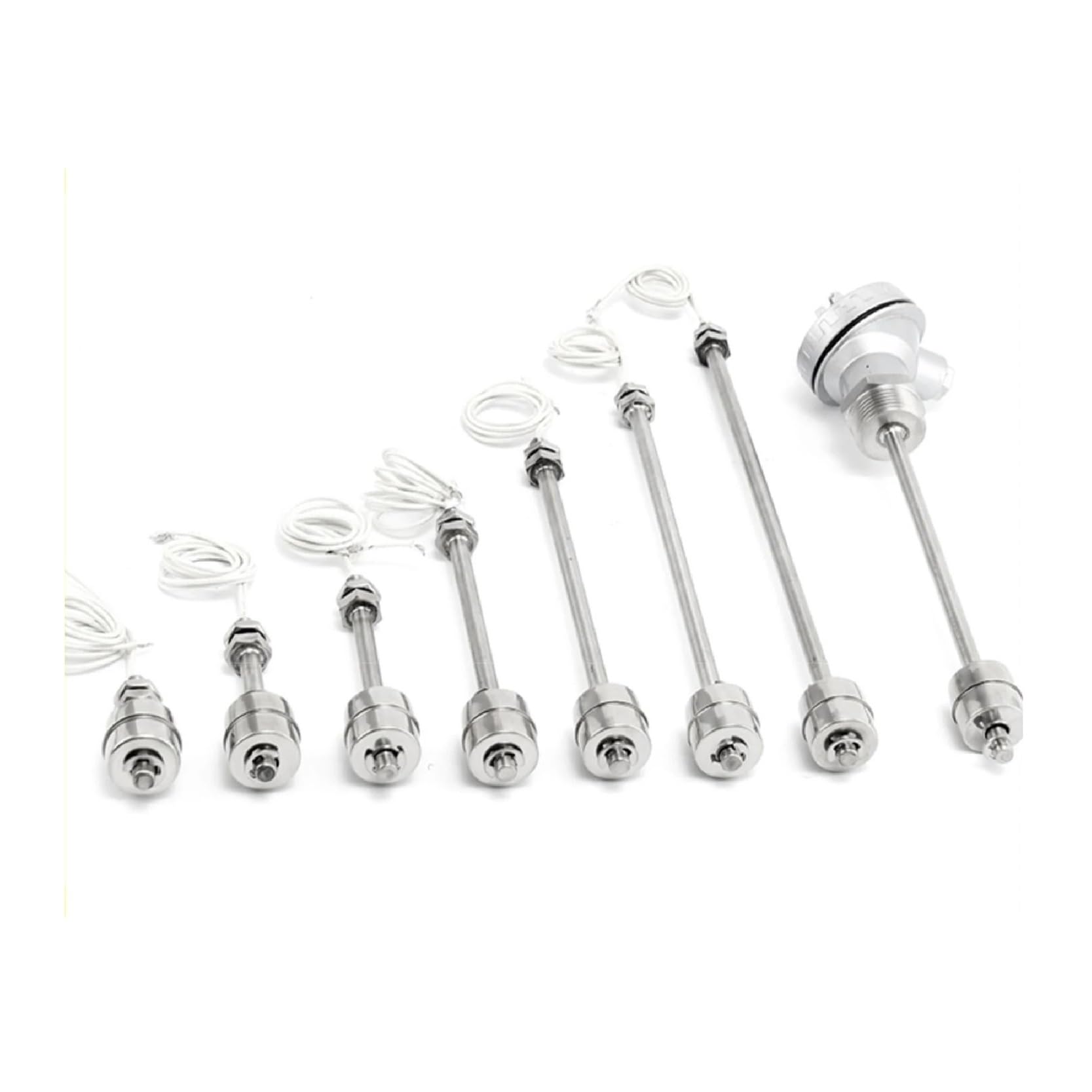 Float Level Switch 304 Stainless Steel Liquid Water Tank Sensor Vertical Controller(100mm)