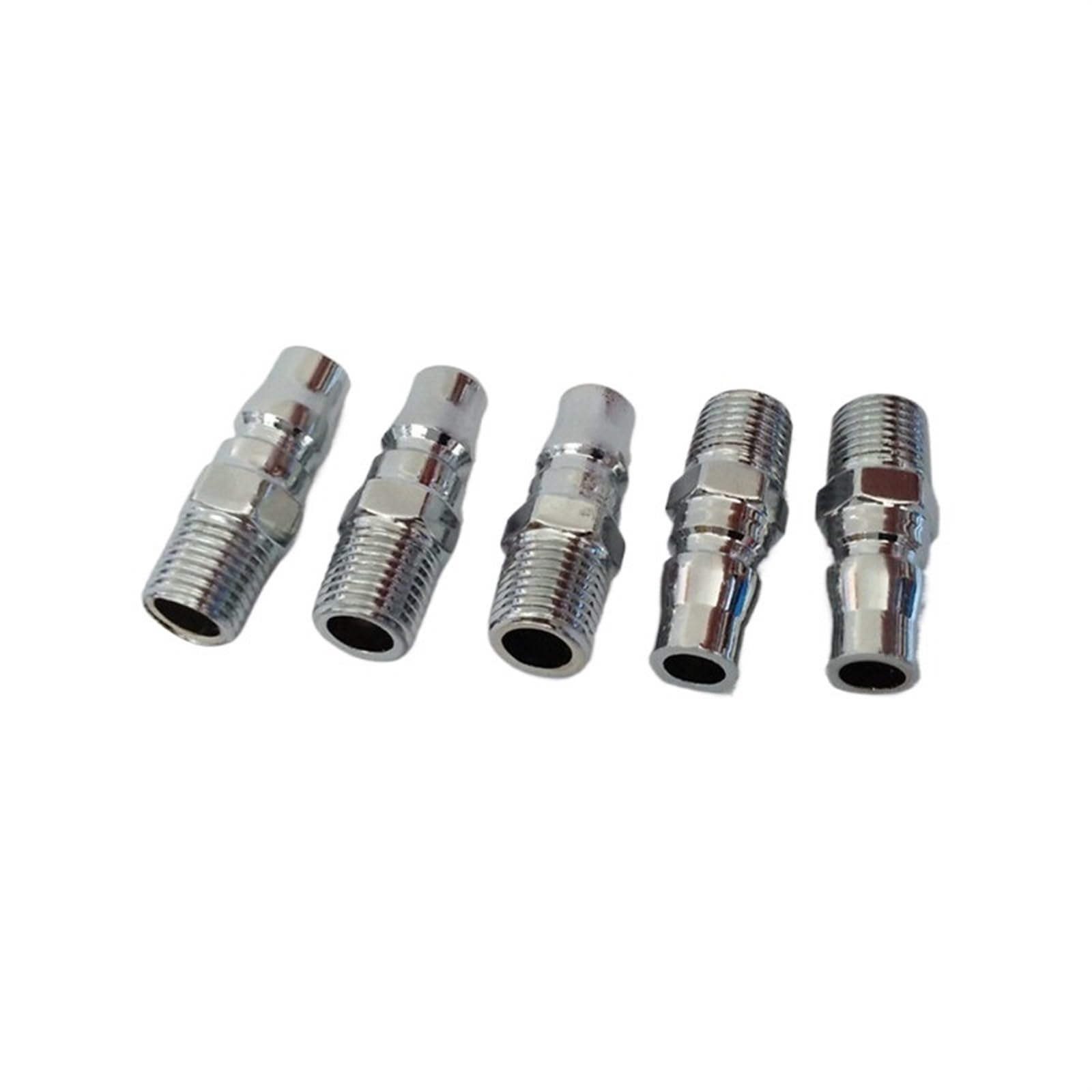 5 piezas de conexión neumática, conector rápido de aire con rosca macho de 1/4PT PM20