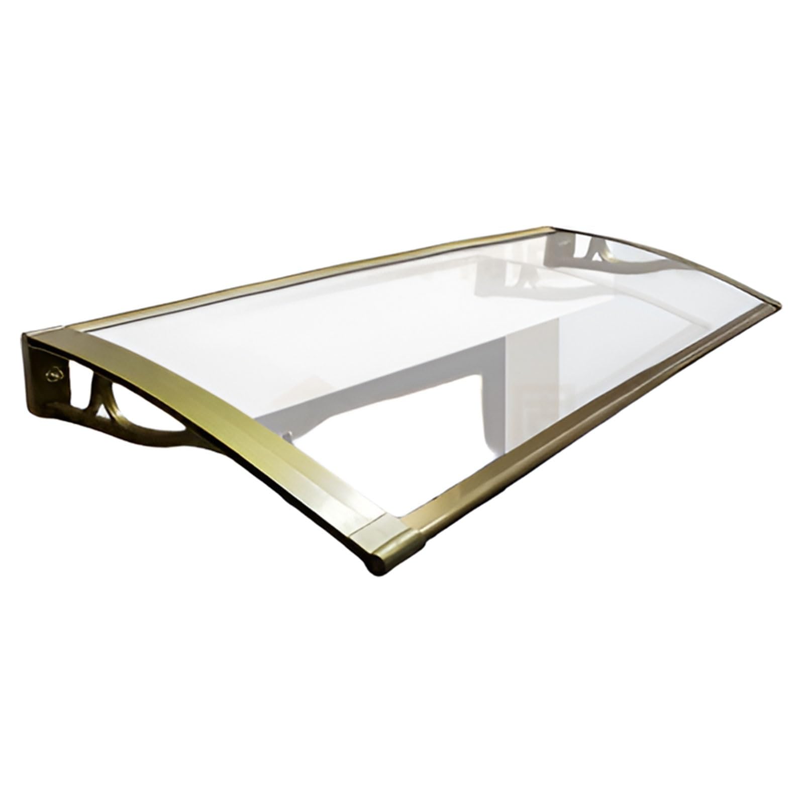 LWJSOCP Clear Polycarbonate Door Awning Canopy UV & Rain Protection for Porch Patio & Deck 40x200cm (16x79in) Outdoor r for Windows & Entrances