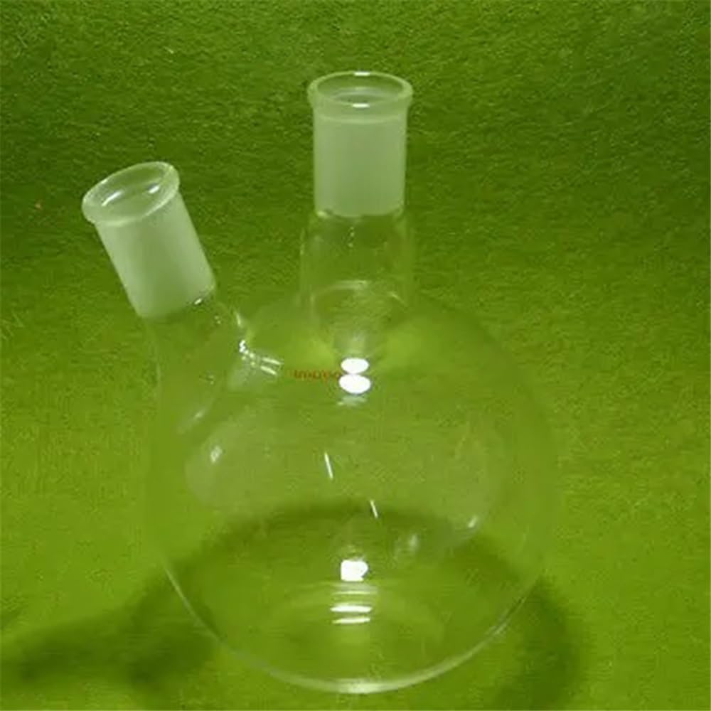 Pallone da laboratorio a fondo piatto da 1000 ml, 2 colli, 24/40, due colli