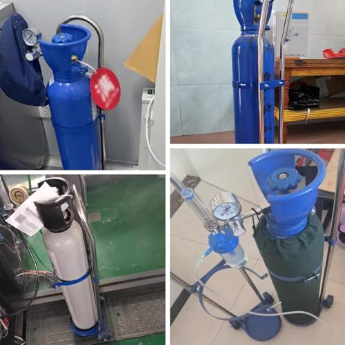 Chariot pour bouteille de gaz médical mobile et compact - 3