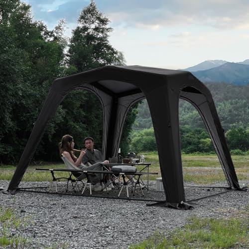 4-6 Person Inflatable Camping Tent Tarp Sun Shelter Blow Up...