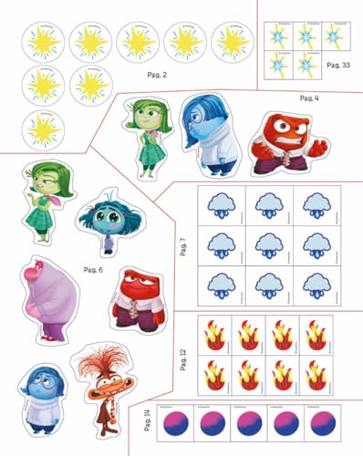 Inside Out 2. 1000 Sticker. Tanti Giochi E Attività. Ediz. A Colori - 5
