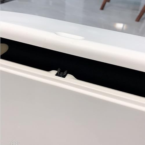 Miniatura 7 de Piezas de prensa de cesta, 50 unidades, cerradura de tapa de bote de basura, autobloqueo, repuesto de captura de basura