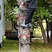 TOPNEW 18 Ninja Tree Climbing Holds for Kids Climber, Red & Black Tree Climbing Kit with 6 Ratchet Straps for Outdoor Ninja Warrior Obstacle Course Training