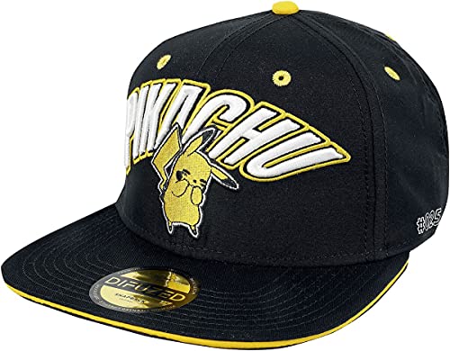 Pokémon Unisex Sb371043pok Baseballkappe, Schwarz, Einheitsgröße EU