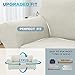 LURKA Stretch Loveseat Sofa Slipcovers 1 Piece Couch Covers for Sofa Furniture Protector Full Sofa Covers with Elastic Bottom for Kids and Dog (Medium, Ivory)