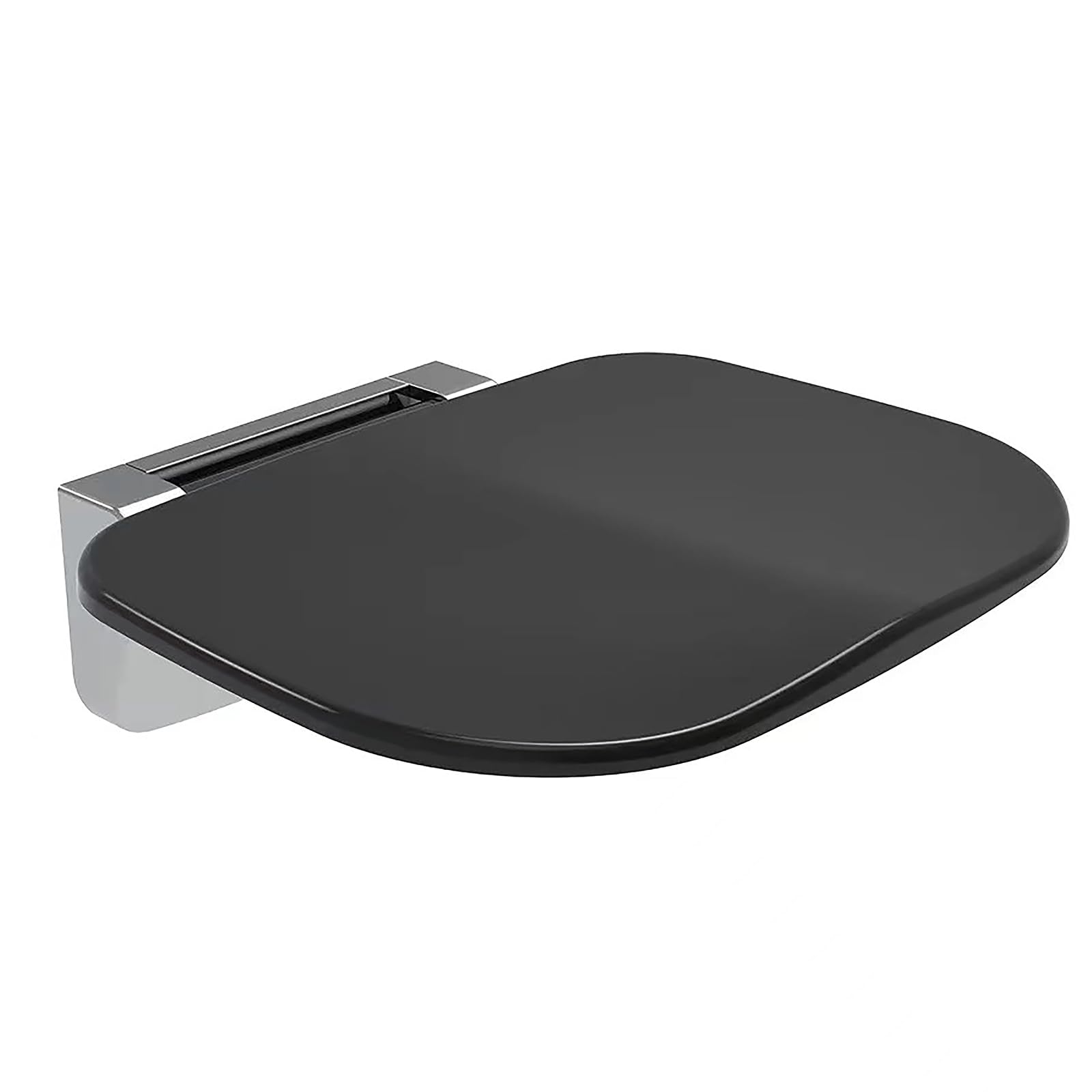 Asiento Ducha Adulto,Silla De Ducha Mural Plegable,Capacidad De Carga De hasta 150 Kg,para Baños,Aseos,Portales,Junto A Armarios Zapateros,Embarazadas,Jóvenes y Mayores(Black)