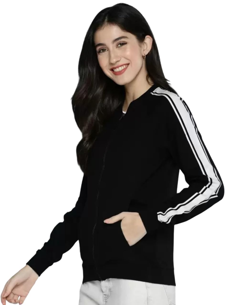 Modern Zip Zipper Jacket,Bomber Jacket,Women Casual Jacket,Jacket04,Zipper Jacket For Women.-picture-45