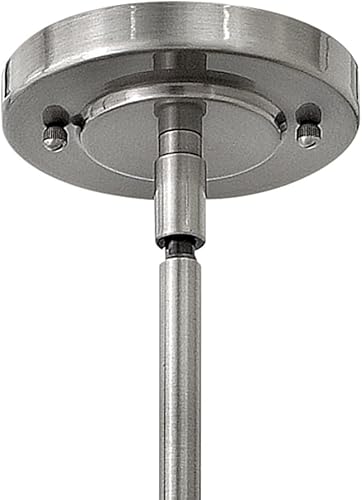 Miniatura 4 de Hinkley Iluminación 3122DZ Colgante de una luz de la colección Amelia en Zinc Envejecido