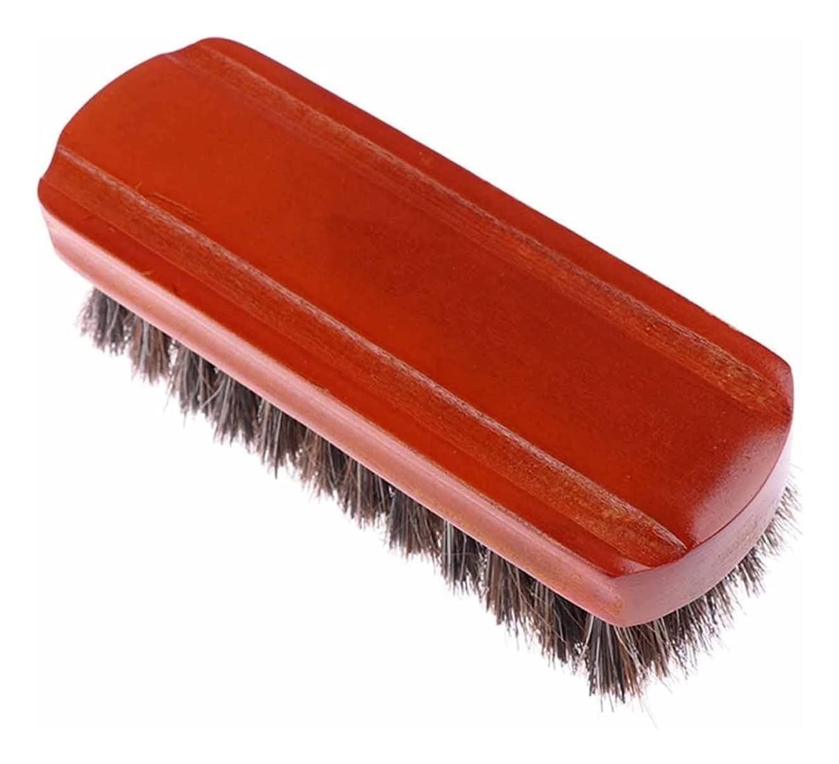 Cepillo for Zapatos, Cepillo for Zapatos de Pelo de Caballo, Cepillo for pulir Botas, Cepillo de Limpieza for Botas de Nobuk de Gamuza, Cuero Natural, Pelo de Caballo Real, Cepillo Suave for