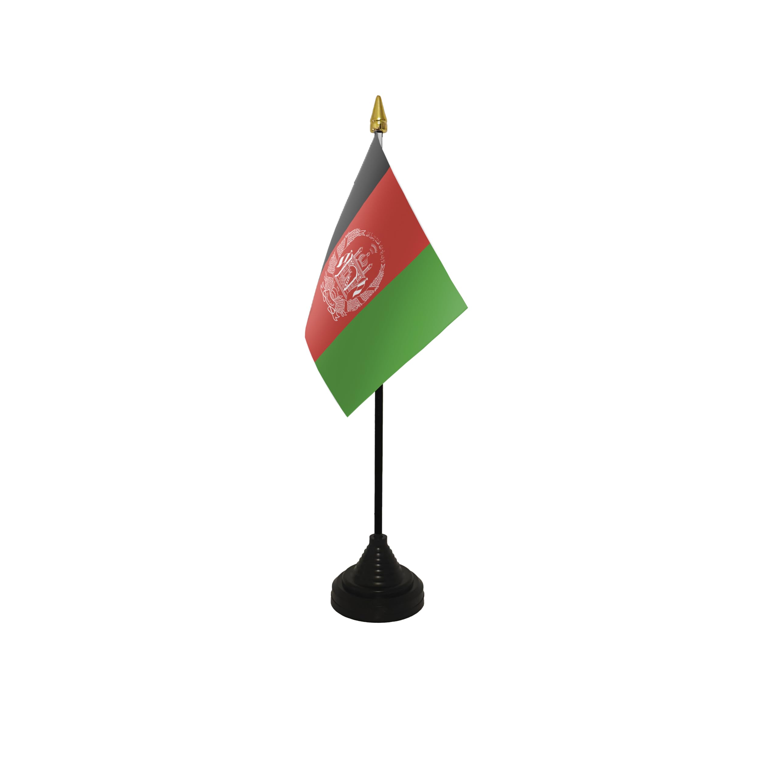 Flagtex Afghanistan New Small Table Flag With Black Base — image 1