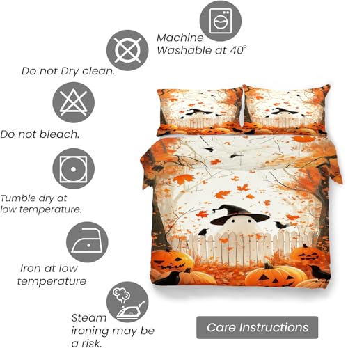 Housse de couette 140x200 élan gris parure de lit 3 pièces microfibre