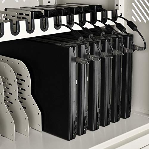 Global Industrial Chromebooks Laptops And Ipad Tablets Charging Cart, 32-Device Capacity, Putty, Unassembled #TOP2