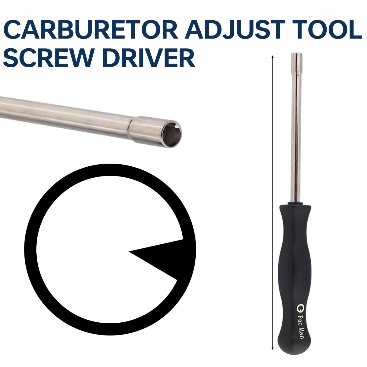 ZAMDOE Carburetor Adjustment Tool 308535003 Screwdriver for Homelite for Ryobi for Poulan for Husqvarna for Stihl for Blower Trimmer Chainsaw 2 Cycle Engine Carburetor Adjusting Tool - Image 2