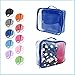 Medium Clear Travel Packing Cube/See-Through Clothes Organizer for Carry on & Checked Suitcase, RV or Camping/Transparent Storage Cell/Doll Storage/Game Day Stadium Approved (Royal Blue)
