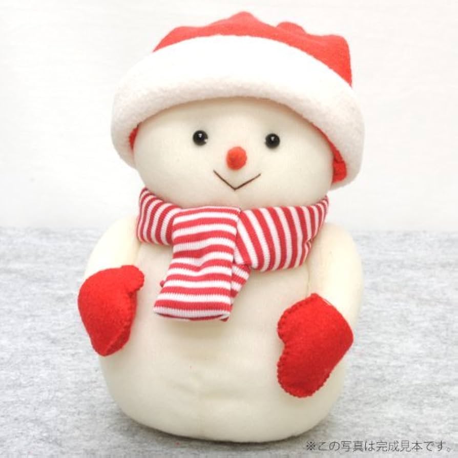 Amazon | 手芸キット クリスマスぬいぐるみ スノーマン | 手芸
